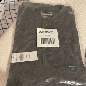 Men's Carefree Unshrinkable Tee, Traditional Fit, Long-Sleeve Henley